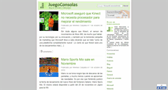 Desktop Screenshot of juegoconsolas.com