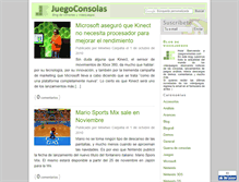 Tablet Screenshot of juegoconsolas.com